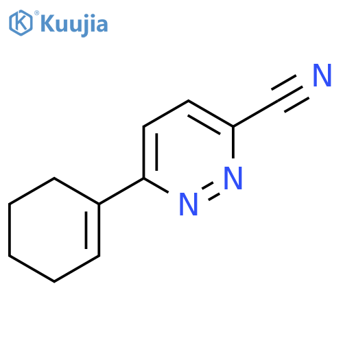 6-(cyclohex-1-en-1-yl)pyridazine-3-carbonitrile structure
