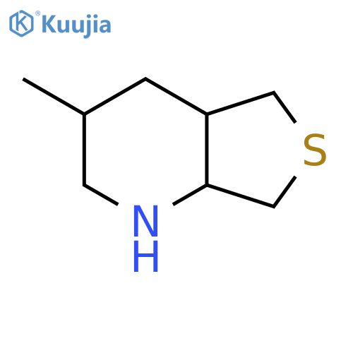3-methyl-octahydrothieno3,4-bpyridine structure