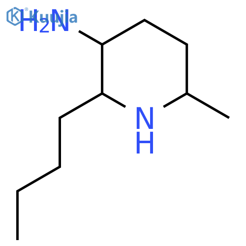 2-butyl-6-methylpiperidin-3-amine structure