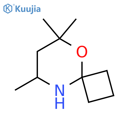 6,6,8-trimethyl-5-oxa-9-azaspiro3.5nonane structure