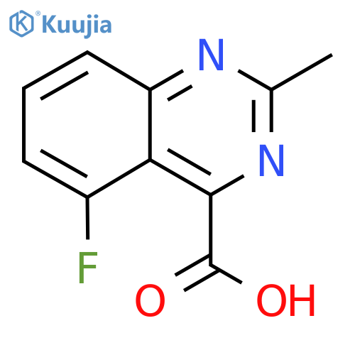 5-fluoro-2-methylquinazoline-4-carboxylic acid structure