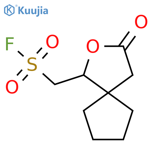 {3-oxo-2-oxaspiro4.4nonan-1-yl}methanesulfonyl fluoride structure