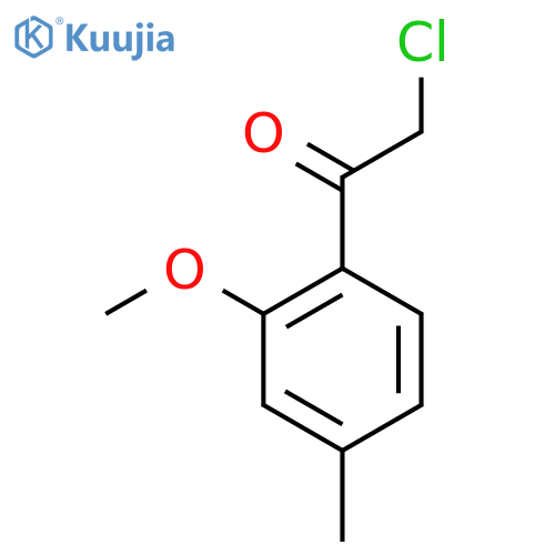 2-chloro-1-(2-methoxy-4-methylphenyl)ethan-1-one structure