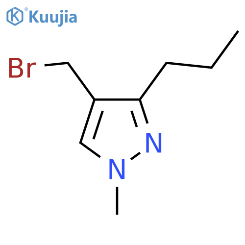 4-(bromomethyl)-1-methyl-3-propyl-1H-pyrazole structure