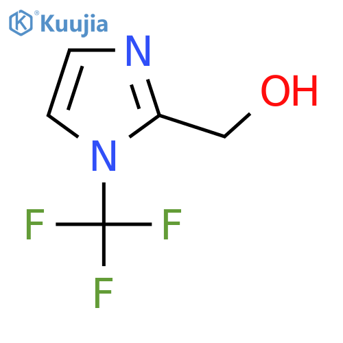 [1-(trifluoromethyl)-1H-imidazol-2-yl]methanol structure