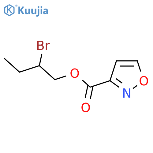 2-bromobutyl 1,2-oxazole-3-carboxylate structure
