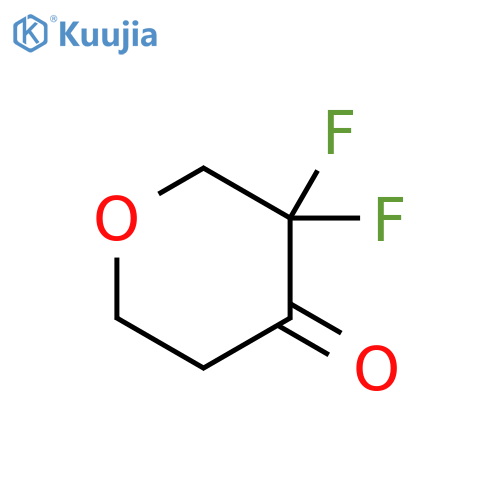 3,3-difluorooxan-4-one structure