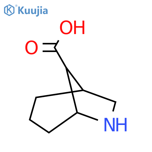 6-azabicyclo3.2.1octane-8-carboxylic acid structure