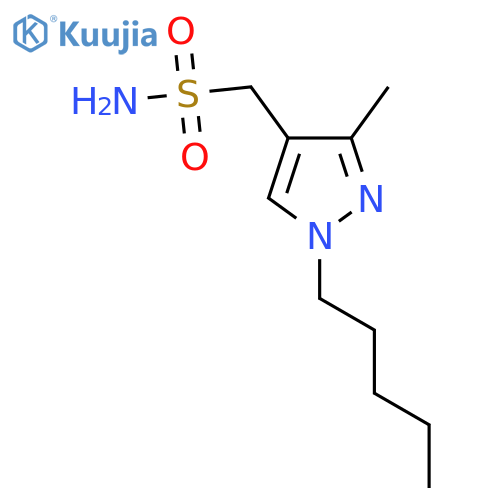 (3-methyl-1-pentyl-1H-pyrazol-4-yl)methanesulfonamide structure
