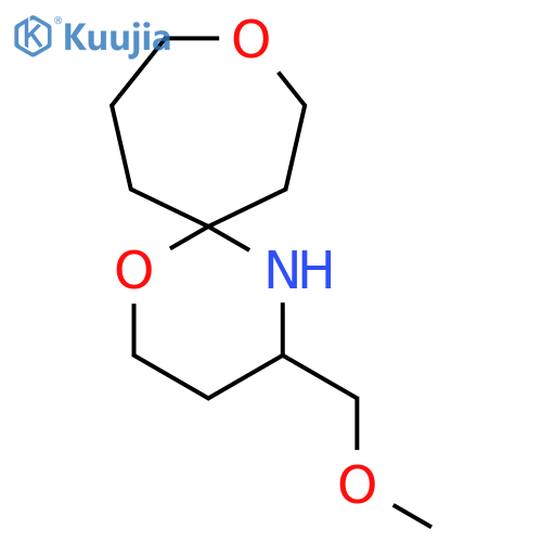 4-(methoxymethyl)-1,9-dioxa-5-azaspiro5.6dodecane structure