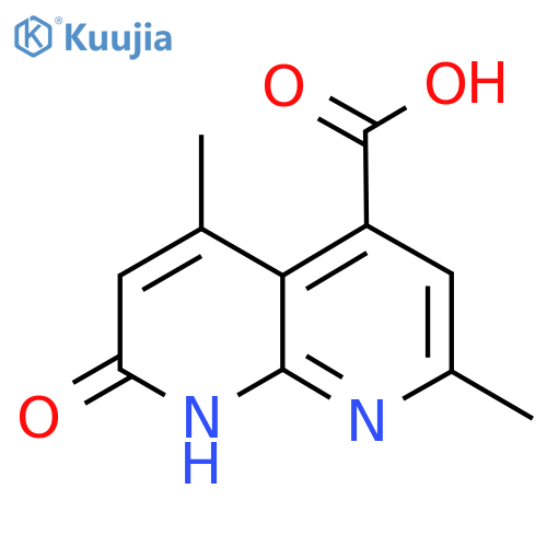 2,5-dimethyl-7-oxo-7,8-dihydro-1,8-naphthyridine-4-carboxylic acid structure