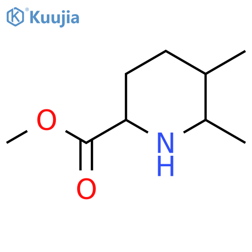 methyl 5,6-dimethylpiperidine-2-carboxylate structure