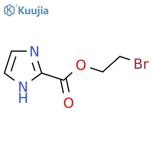 2-bromoethyl 1H-imidazole-2-carboxylate structure