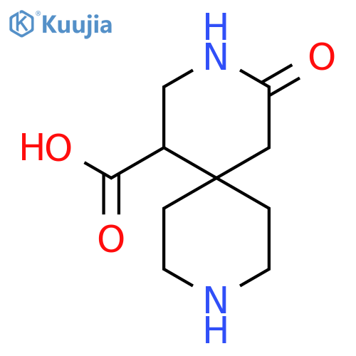 4-oxo-3,9-diazaspiro5.5undecane-1-carboxylic acid structure