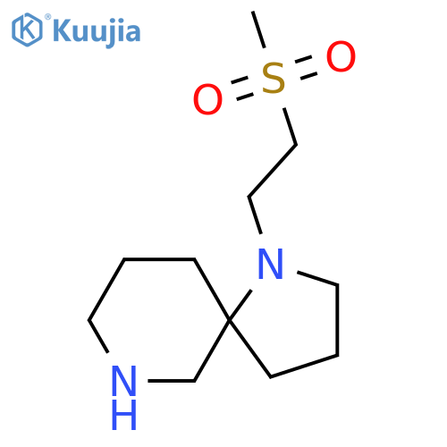 1-(2-methanesulfonylethyl)-1,7-diazaspiro4.5decane structure