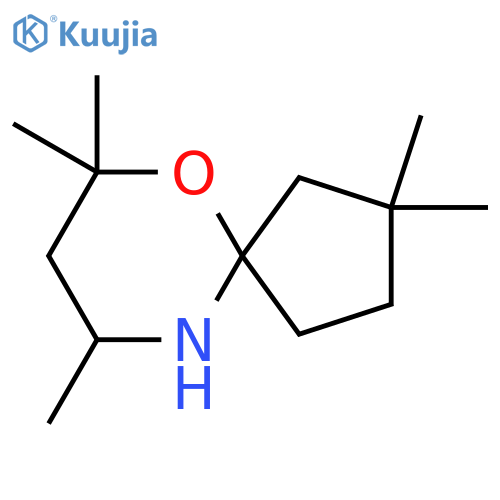 2,2,7,7,9-pentamethyl-6-oxa-10-azaspiro4.5decane structure