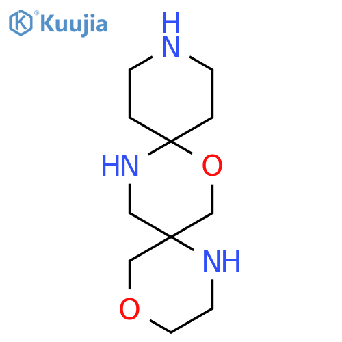 4,8-dioxa-1,12,15-triazadispiro5.2.5^{9}.2^{6}hexadecane structure