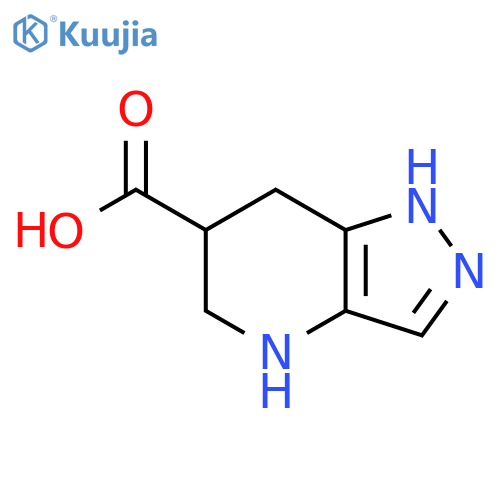 4,5,6,7-Tetrahydropyrazolo[4,3-b]pyridine-6-carboxylic acid structure