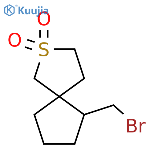 6-(bromomethyl)-2lambda6-thiaspiro4.4nonane-2,2-dione structure