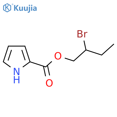 2-bromobutyl 1H-pyrrole-2-carboxylate structure