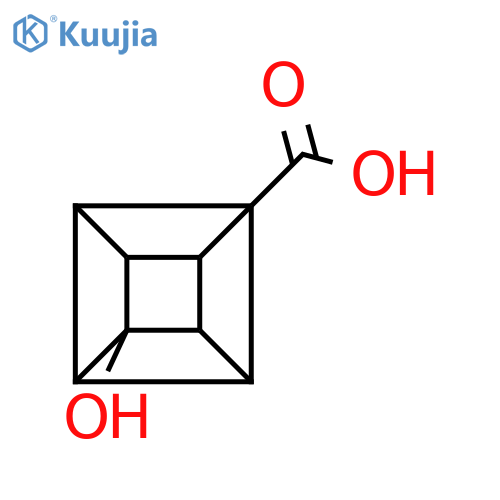 4-hydroxycubane-1-carboxylic acid structure