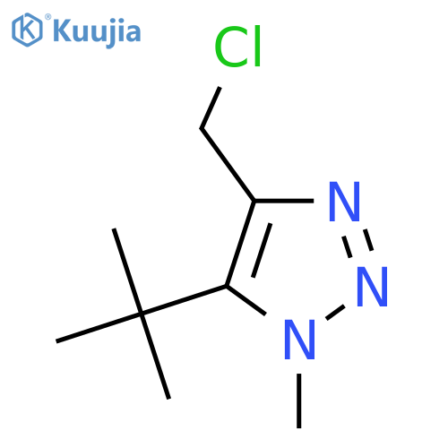 5-tert-butyl-4-(chloromethyl)-1-methyl-1H-1,2,3-triazole structure