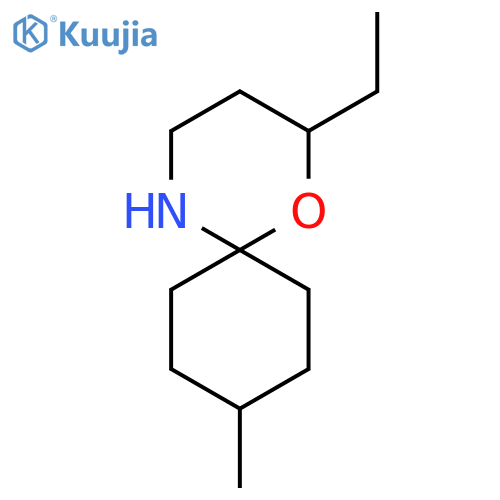 2-ethyl-9-methyl-1-oxa-5-azaspiro5.5undecane structure