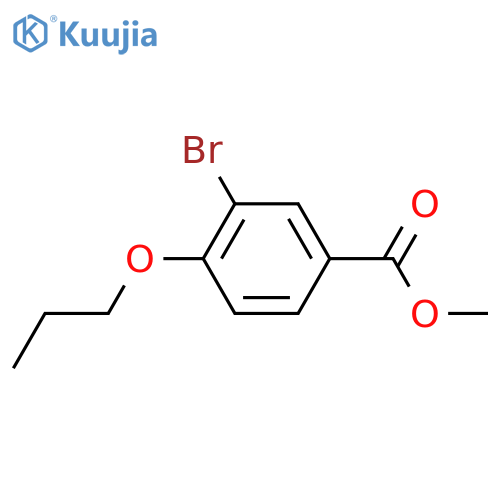 Methyl 3-bromo-4-propoxybenzoate structure