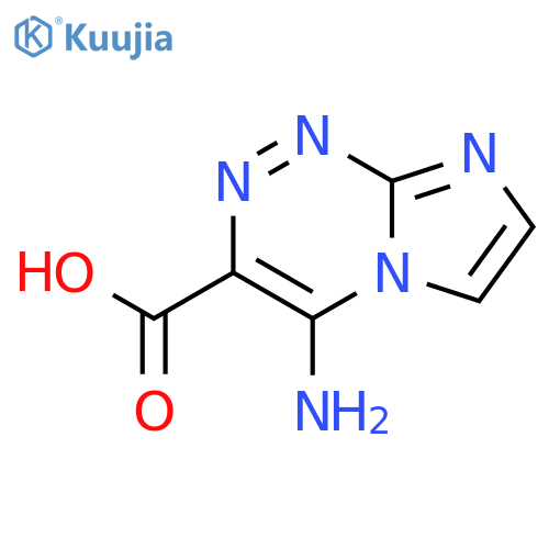 Imidazo[2,1-c][1,2,4]triazine-3-carboxylic acid, 4-amino- structure