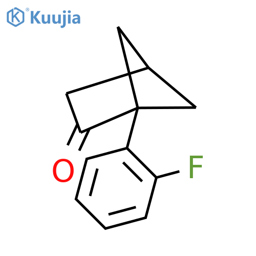 1-(2-fluorophenyl)bicyclo2.1.1hexan-2-one structure