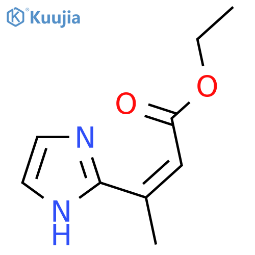 ethyl (2Z)-3-(1H-imidazol-2-yl)but-2-enoate structure