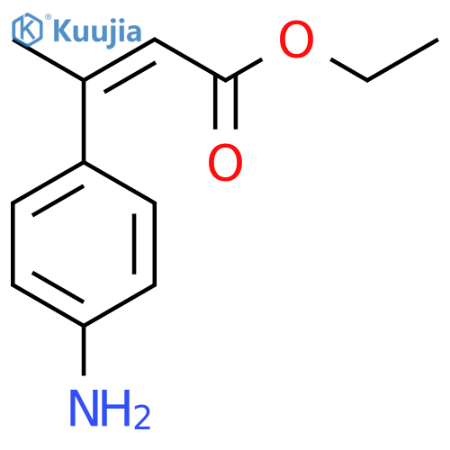 ethyl (2Z)-3-(4-aminophenyl)but-2-enoate structure