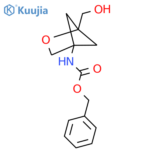 benzyl N-[1-(hydroxymethyl)-2-oxabicyclo[2.1.1]hexan-4-yl]carbamate structure