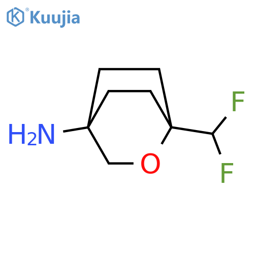 1-(difluoromethyl)-2-oxabicyclo[2.2.2]octan-4-amine structure