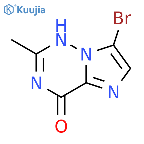 7-bromo-2-methyl-1H-imidazo[2,1-f][1,2,4]triazin-4-one structure