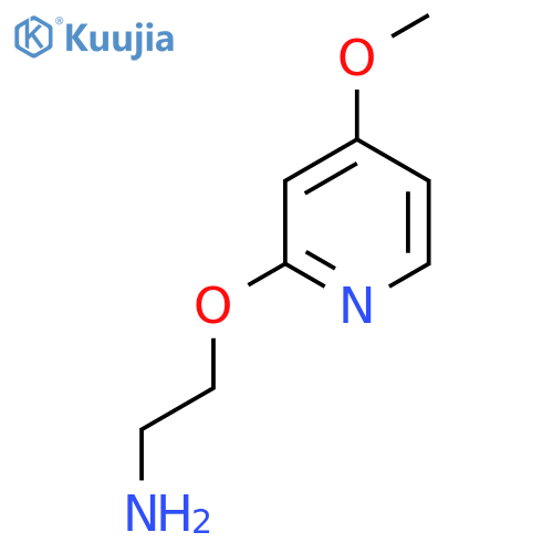 2-(4-methoxypyridin-2-yl)oxyethan-1-amine structure