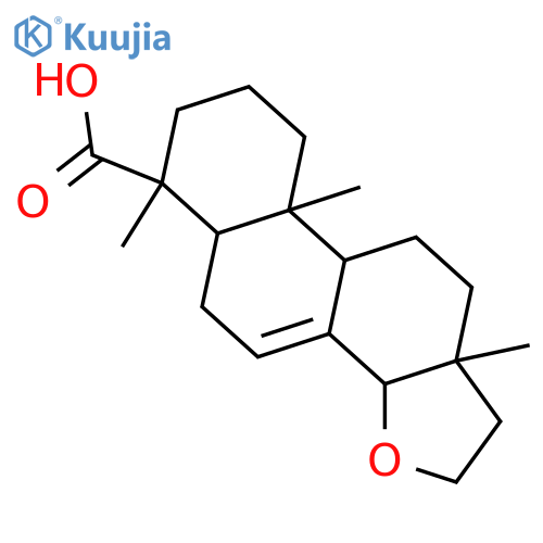 14,16-Epoxy-7-isopimaren-18-oic acid; 14α-form structure