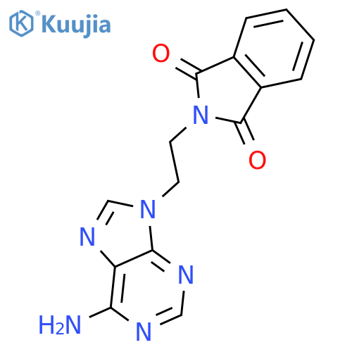 2-2-(6-Amino-9H-purin-9-yl)ethyl-2,3-dihydro-1H-isoindole-1,3-dione structure