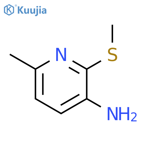 6-Methyl-2-(methylthio)pyridin-3-amine structure