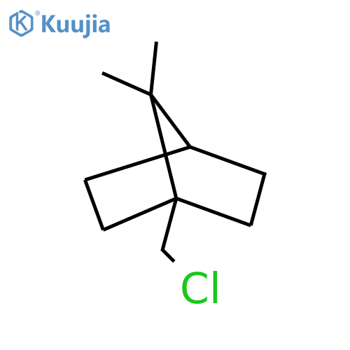 (1r,4r)-1-(chloromethyl)-7,7-dimethylbicyclo2.2.1heptane structure