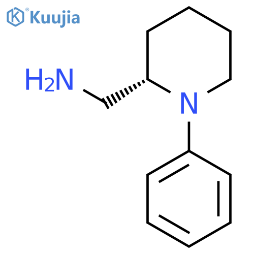 (2S)-1-phenylpiperidin-2-ylmethanamine structure