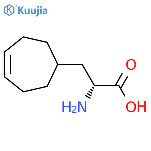 (2R)-2-amino-3-(cyclohept-4-en-1-yl)propanoic acid structure