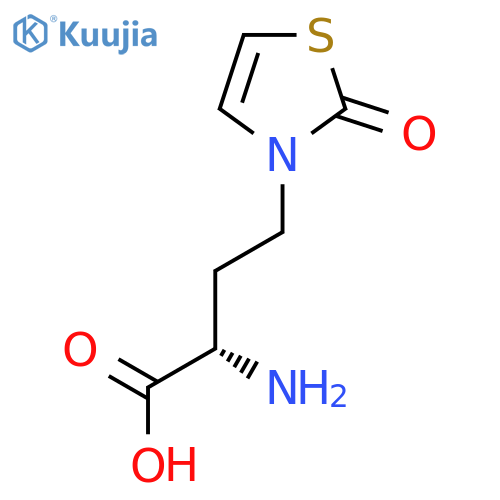 (2S)-2-amino-4-(2-oxo-2,3-dihydro-1,3-thiazol-3-yl)butanoic acid structure