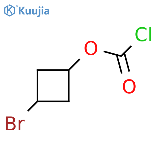 (1r,3r)-3-bromocyclobutyl chloroformate structure