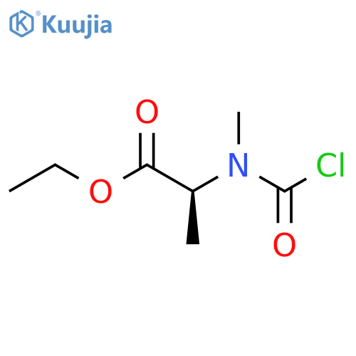 ethyl (2S)-2-(chlorocarbonyl)(methyl)aminopropanoate structure