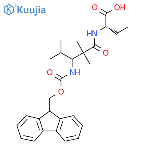 (2S)-2-3-({(9H-fluoren-9-yl)methoxycarbonyl}amino)-2,2,4-trimethylpentanamidobutanoic acid structure