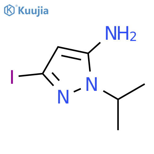 3-iodo-1-(propan-2-yl)-1H-pyrazol-5-amine structure