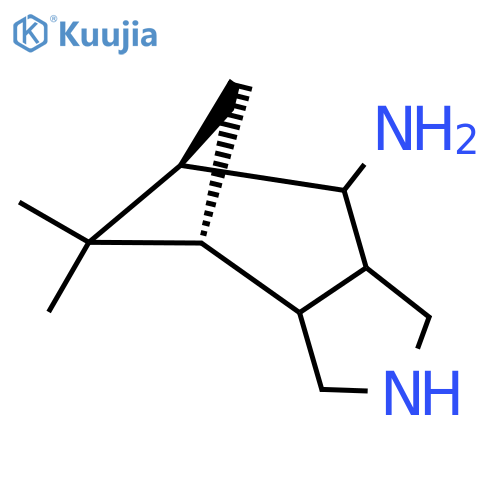 (1R,8R)-9,9-dimethyl-4-azatricyclo6.1.1.0,2,6decan-7-amine structure