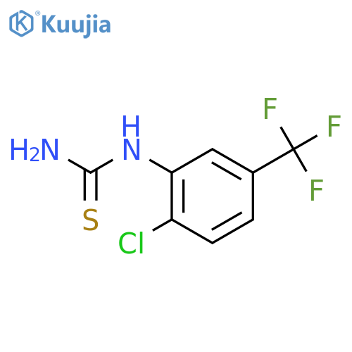 1-(2-chloro-5-trifluoromethylphenyl)-2-thiourea structure