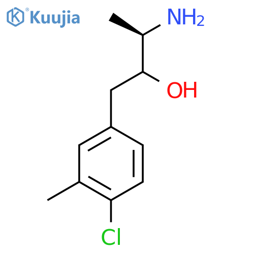 (3R)-3-amino-1-(4-chloro-3-methylphenyl)butan-2-ol structure